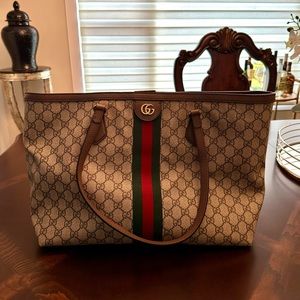 GUCCI OPHIDIA GG MEDIUM TOTE | Like New